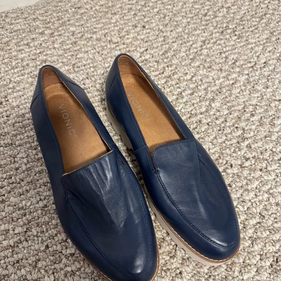 Vionic Navy Blue Kensley Loafers - Picture 2 of 8